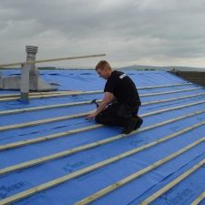 Matt re-roofing a bungalow in Barnoldswick